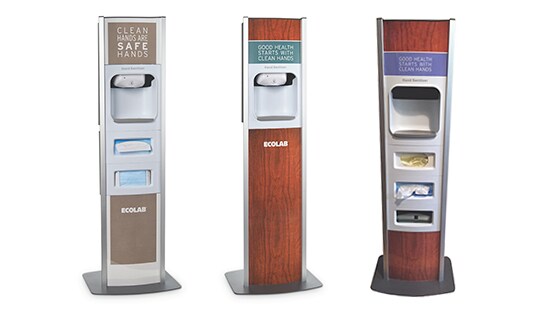 Ecolab Hand Hygiene Nexa Cough Stations