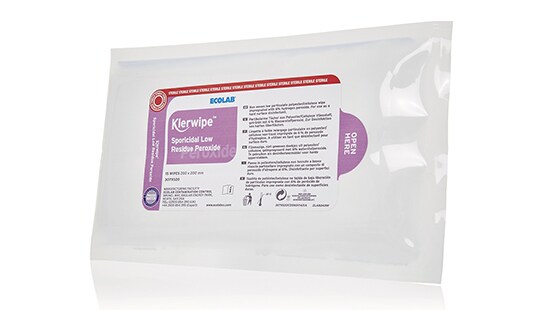Klerwipe™ Sporicidal Enhanced Peroxide - Pouch Wipes